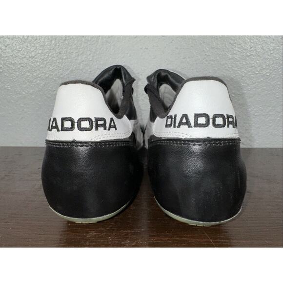 Diadora Brasil Classico DST Made In Indonesia Soccer Black Cleats Boots Size 9 - Picture 6 of 12